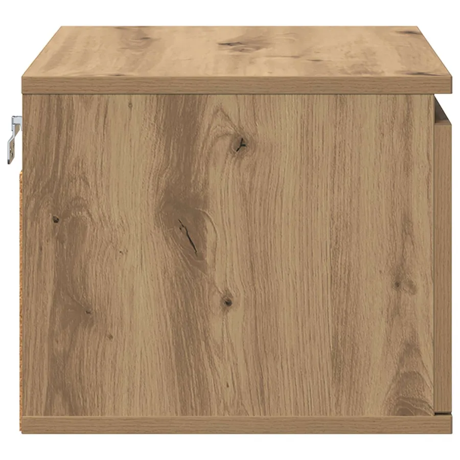 Cabinet de chevet mural 2 pc Chêne artisanal 50 x 36 x 30 cm - 11