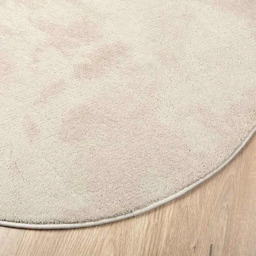Tapis de surface ovale HUARTE Beige 120 x 170 cm 100% Polyester - 7
