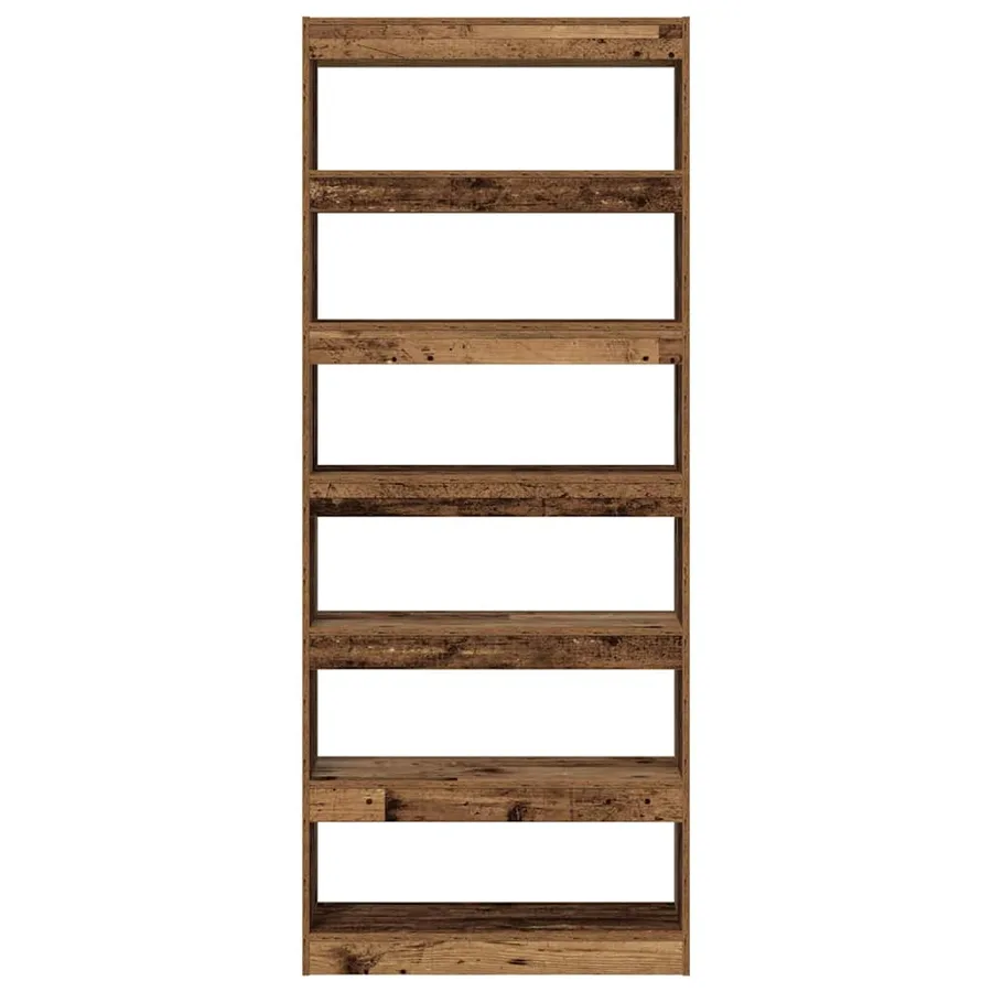 Bibliothèque Bois ancien 80 x 30 x 198 cm Bois d'ingénierie - 5