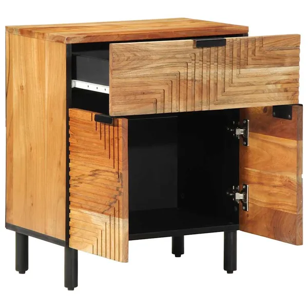 Armoire de lit Marron 50 x 33 x 60 cm Bois d'Acacia Massif
