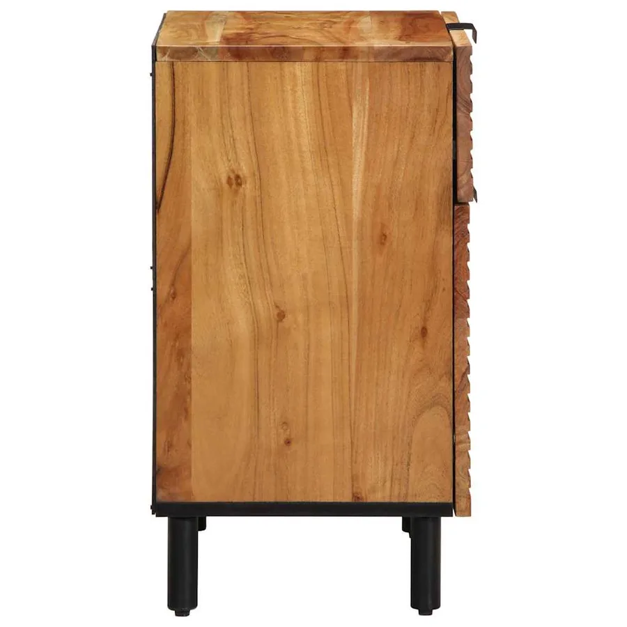 Armoire de lit Marron 50 x 33 x 60 cm Bois d'Acacia Massif - 5