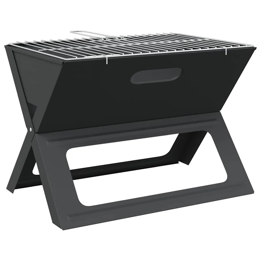 Grill extérieur Noir 46 x 31 x 31 cm Acier - 5