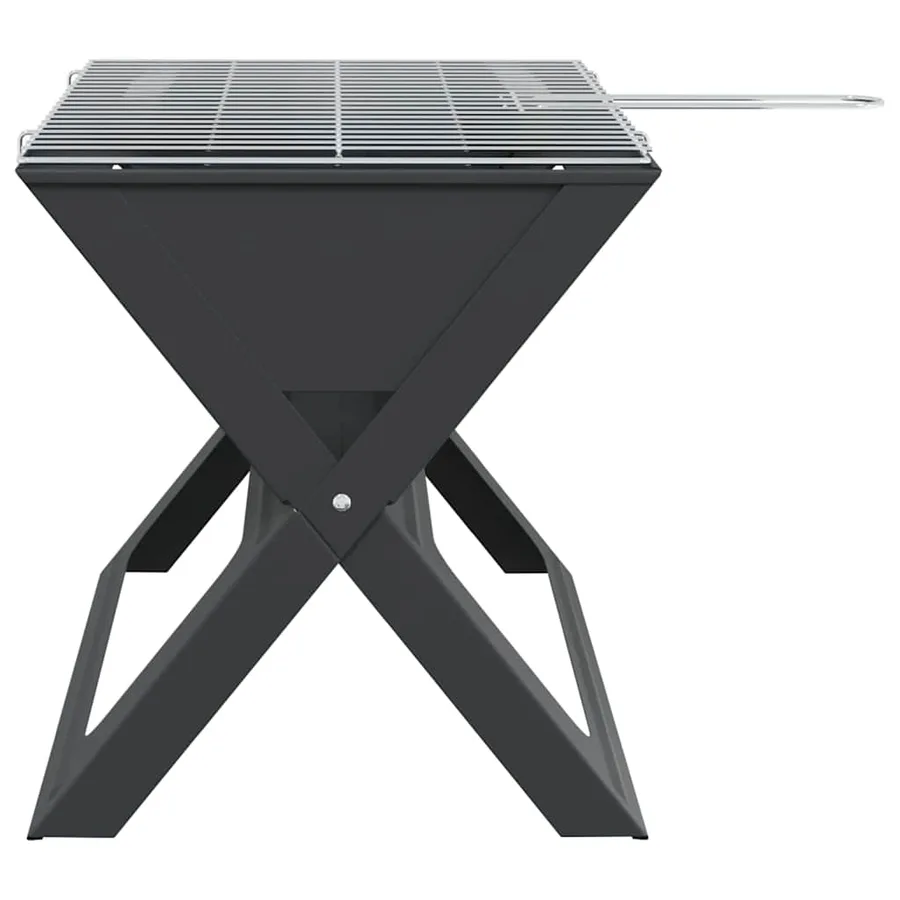 Grill extérieur Noir 46 x 31 x 31 cm Acier - 7
