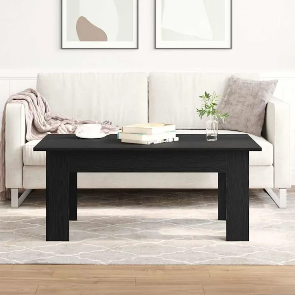 Table basse Chêne noir 100 x 60 x 42 cm Bois d'ingénierie
