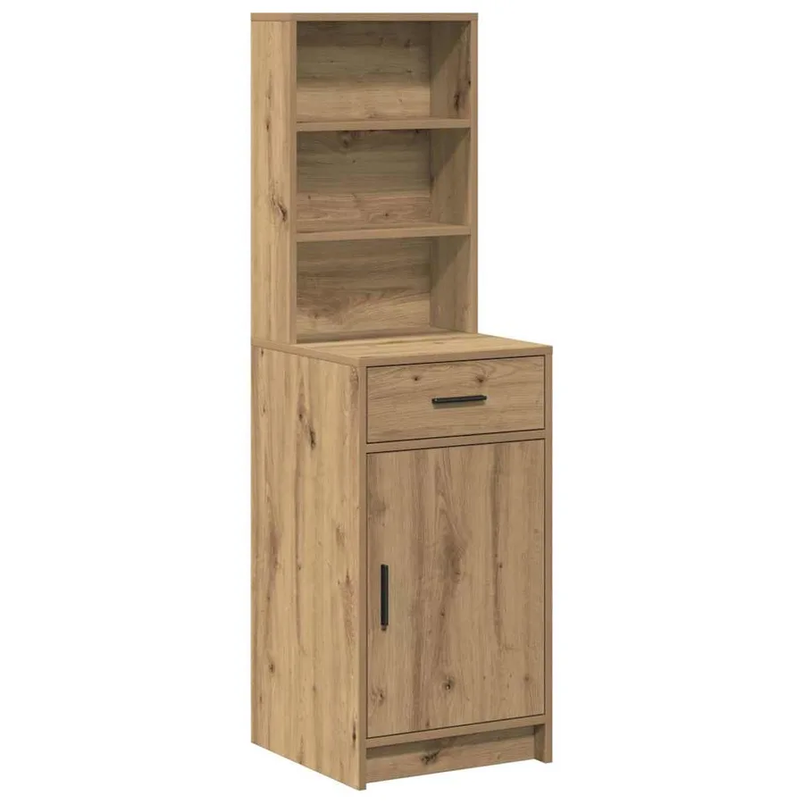Haut Armoire Chêne artisanal 41 x 40 x 135 cm Bois d'ingénierie - 2