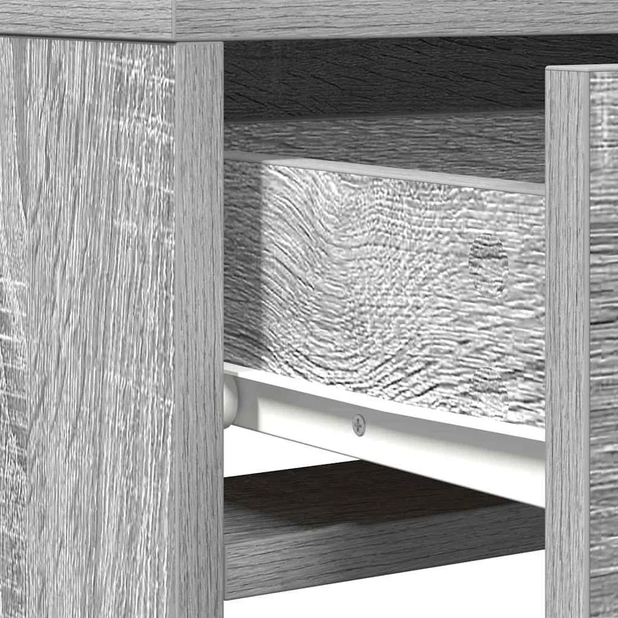 Table de Toilette Gris 50 x 41 x 140 cm Bois d'ingénierie - 10