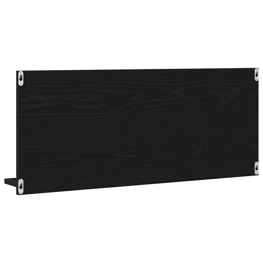 Étagère Miroir Chêne noir 90 x 10,5 x 37 cm Bois d'ingénierie - 5