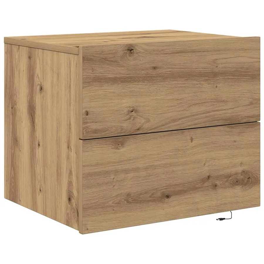 Cabinet de chevet Chêne artisanal 50 x 39 x 41 cm - 2