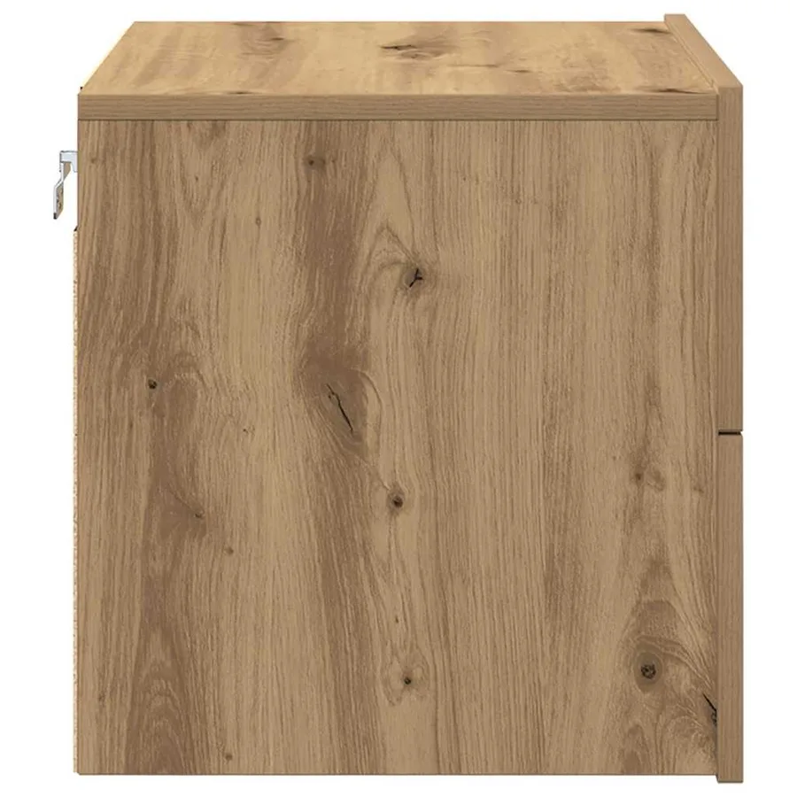 Cabinet de chevet Chêne artisanal 50 x 39 x 41 cm - 7