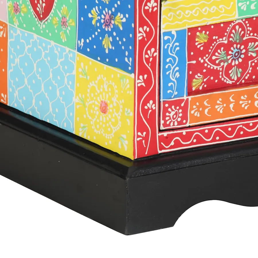 Cabinet de chevet avec tiroir Multicolore 40 x 35 x 45 cm - 8