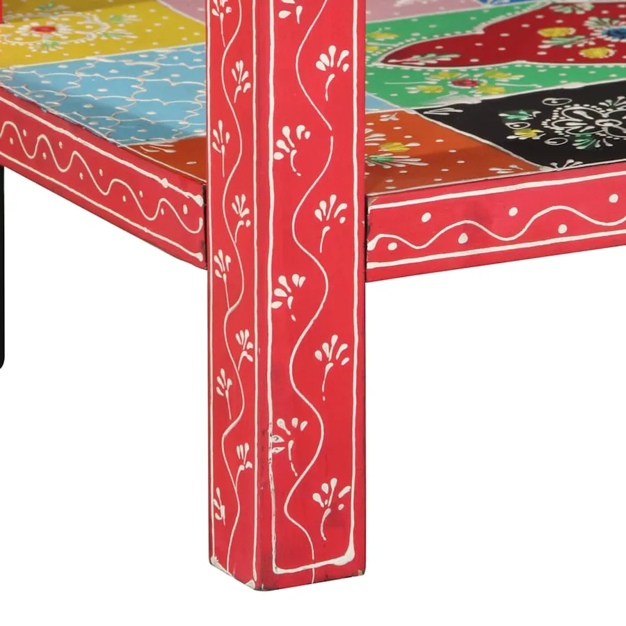 Table console avec tiroir Multicolore 80 x 35 x 76 cm - 8