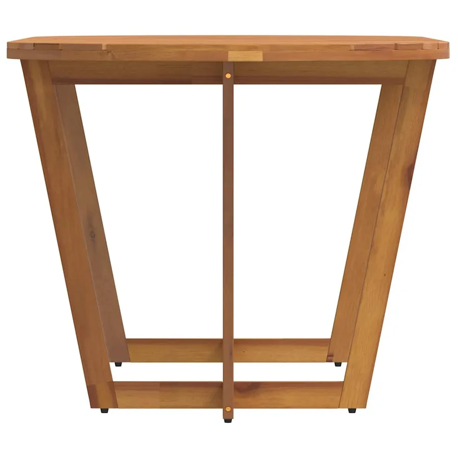 Table de jardin ovale 200x90x75 cm en bois d'acacia massif - 6