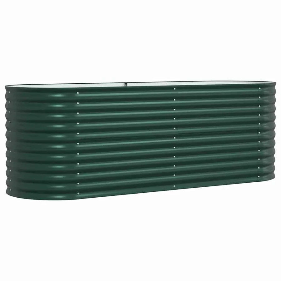 Lit surélevé Vert 240 x 80 x 81 cm Acier - 5