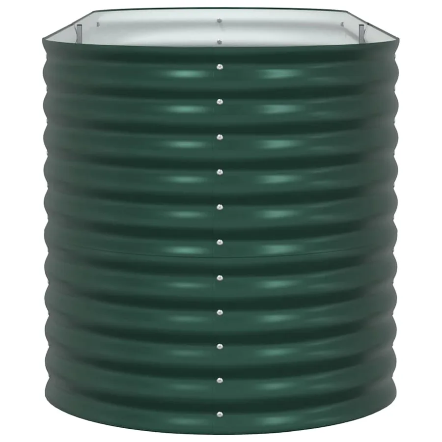Lit surélevé Vert 240 x 80 x 81 cm Acier - 7