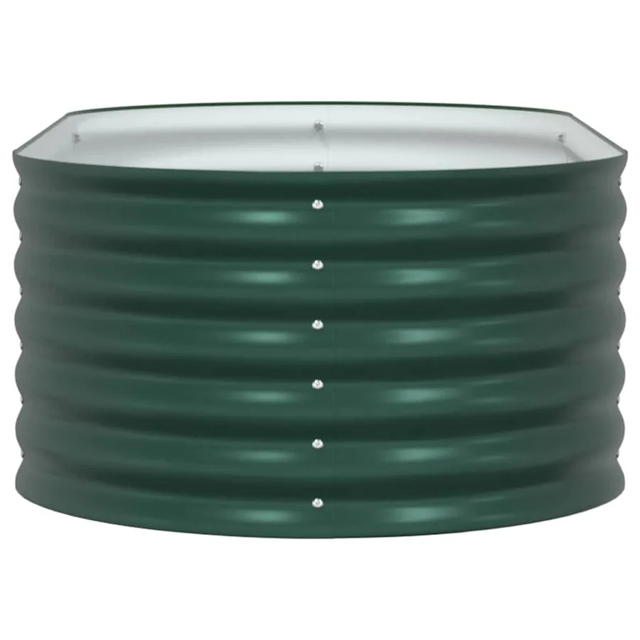 Lit surélevé Vert 160 x 80 x 44 cm Acier - 7
