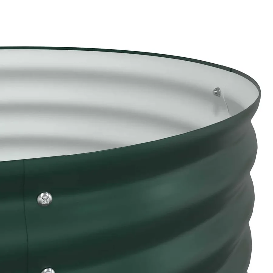 Lit surélevé Vert 160 x 80 x 44 cm Acier - 9