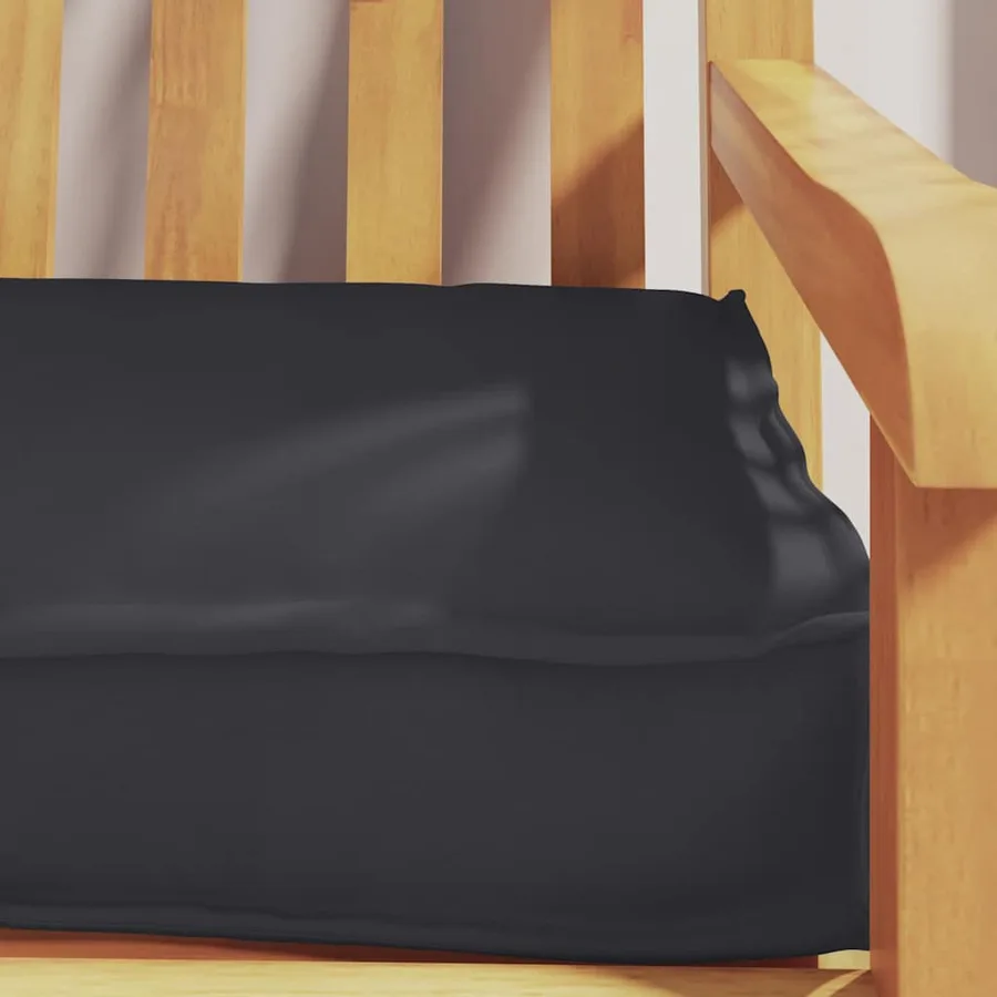 Coussin de palette Noir 200 x 40 x 8 cm Tissu Oxford - 5