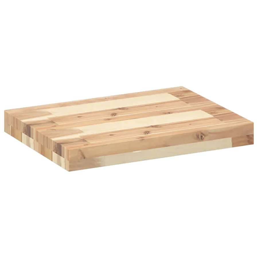 Étagère flottante 40x30x4 cm bois d'acacia massif non traité - 3