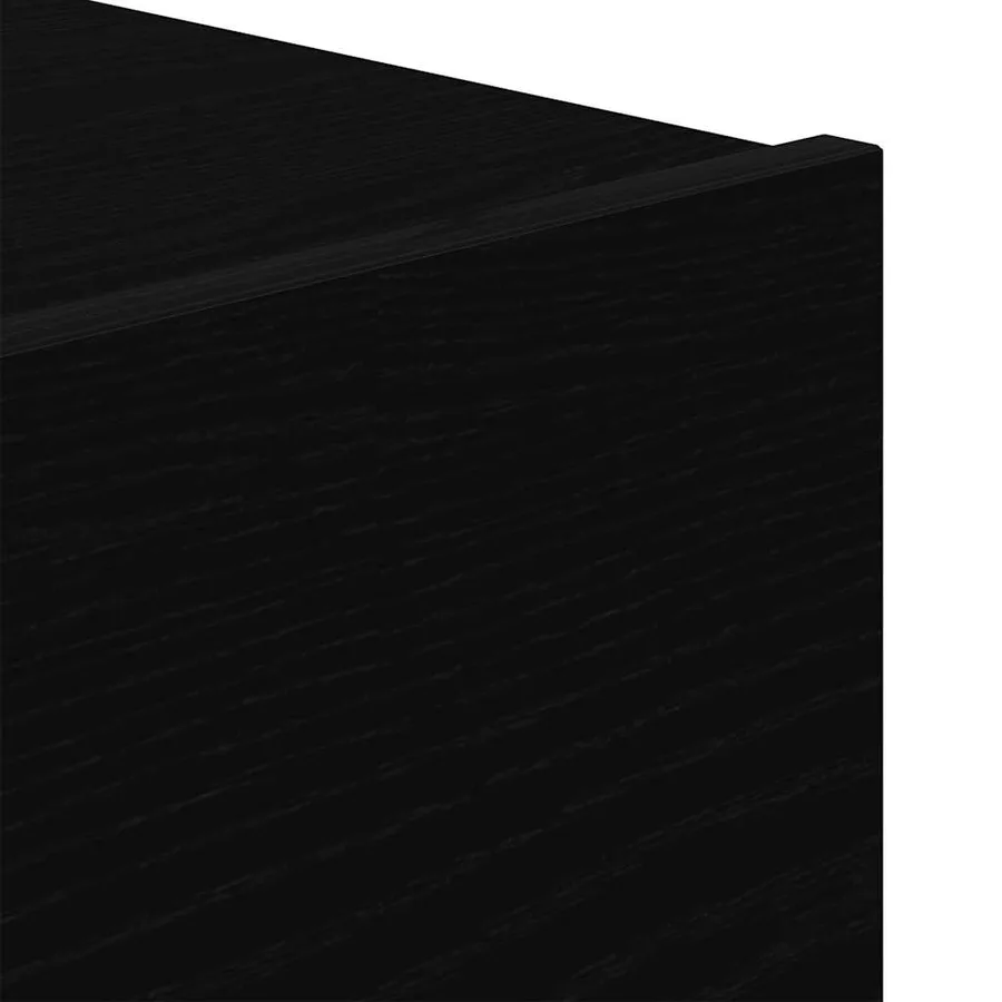 Cabinet de chevet Chêne noir 50 x 39 x 41 cm Bois d'ingénierie - 12