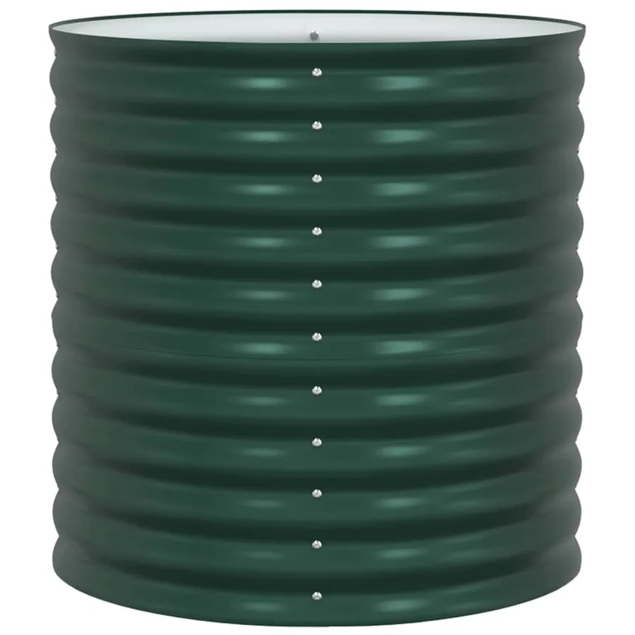 Lit surélevé Vert 80 x 80 x 81 cm Acier - 7