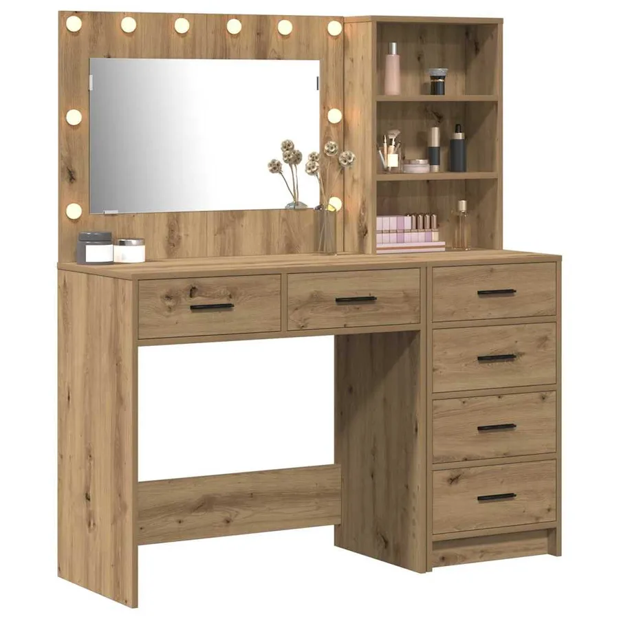 Table de Toilette 2 pcs Marron 78.5 x 41 x 135 cm - 3