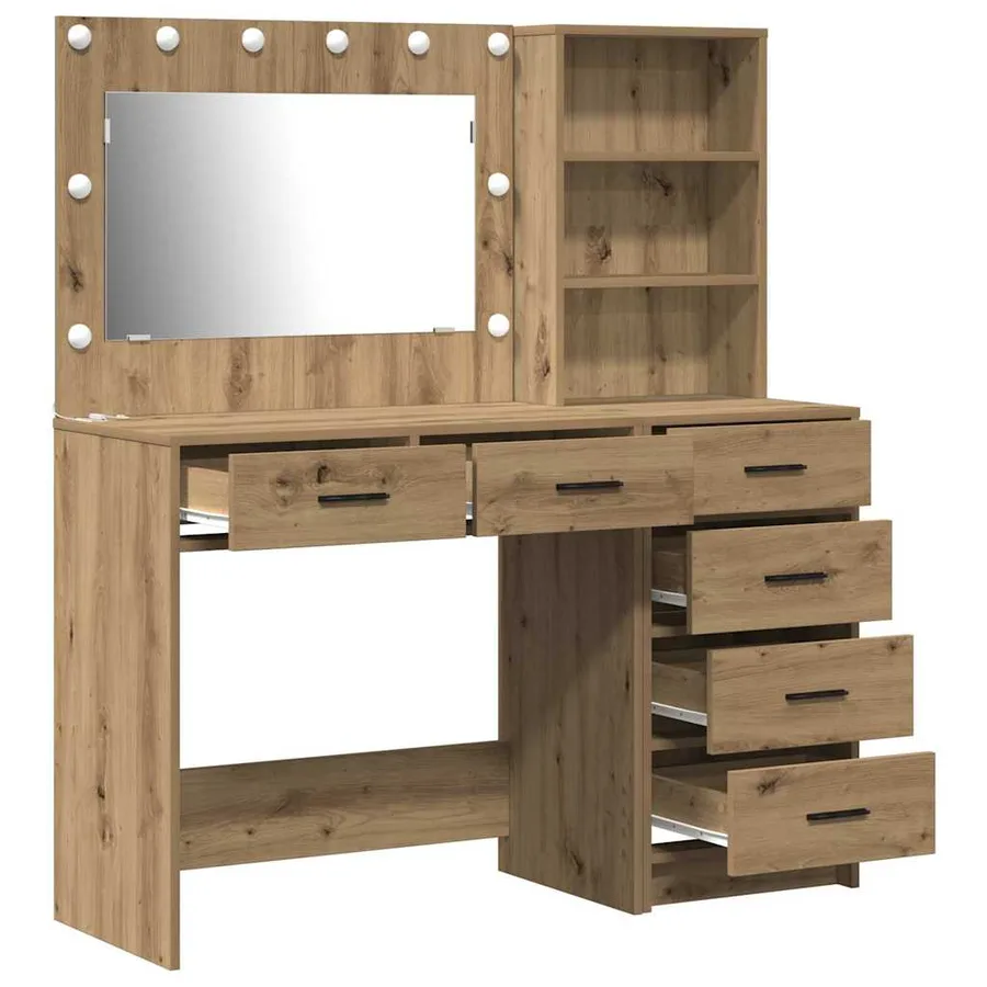 Table de Toilette 2 pcs Marron 78.5 x 41 x 135 cm - 7