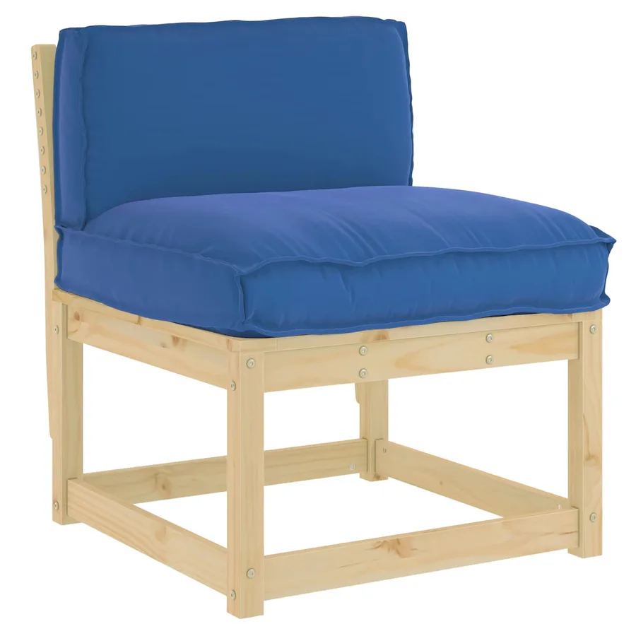Coussin Bleu royal 70 x 40 x 12 cm Tissu Oxford - 2