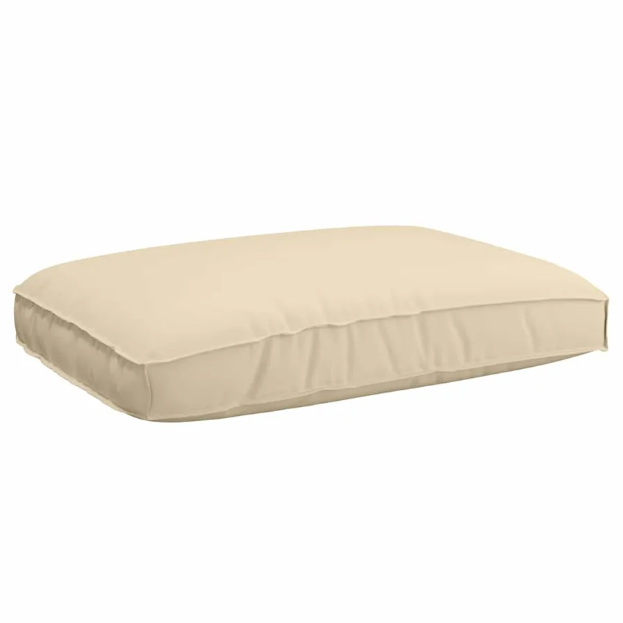 Coussin Beige 120 x 80 x 12 cm Tissu Oxford - 2