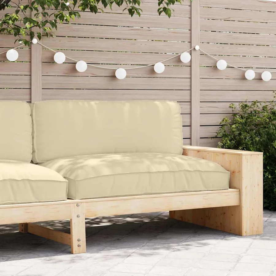 Coussin Beige 120 x 80 x 12 cm Tissu Oxford - 3