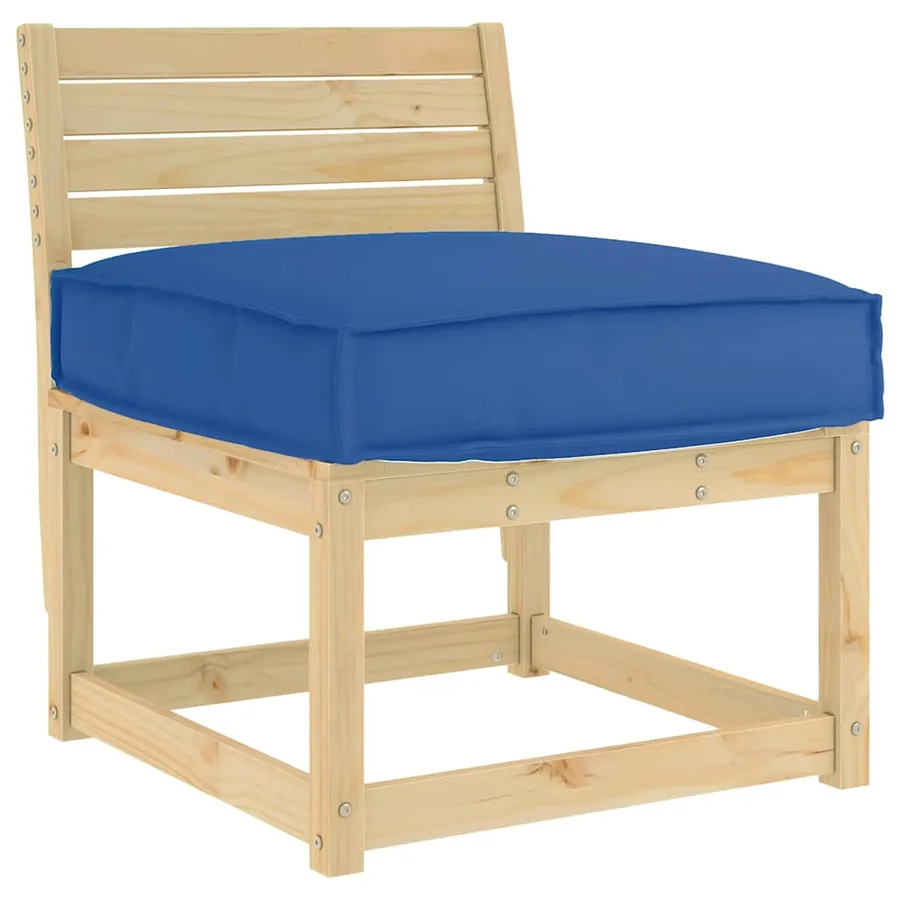 Coussin Bleu royal 60 x 60 x 12 cm Tissu Oxford - 3