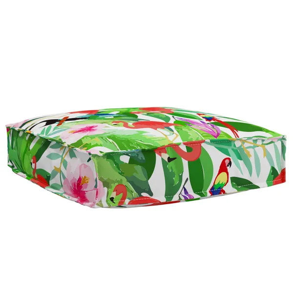 Coussin Floral Multicolore 60 x 60 x 12 cm Tissu Oxford