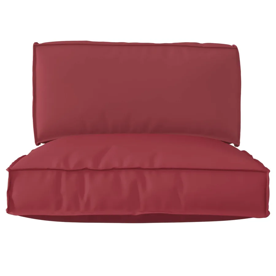 Set de coussins de palette 2 pcs Beige Tissu Oxford - 11