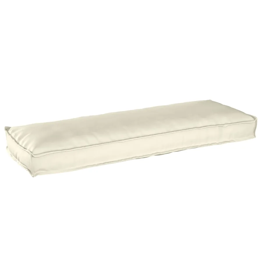 Coussin Crème 120 x 40 x 8 cm Tissu Oxford