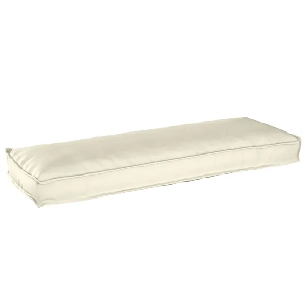 Coussin Crème 120 x 40 x 8 cm Tissu Oxford