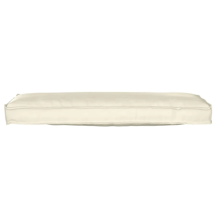 Coussin Crème 120 x 40 x 8 cm Tissu Oxford - 3