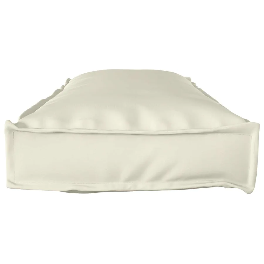 Coussin Crème 120 x 40 x 8 cm Tissu Oxford - 4