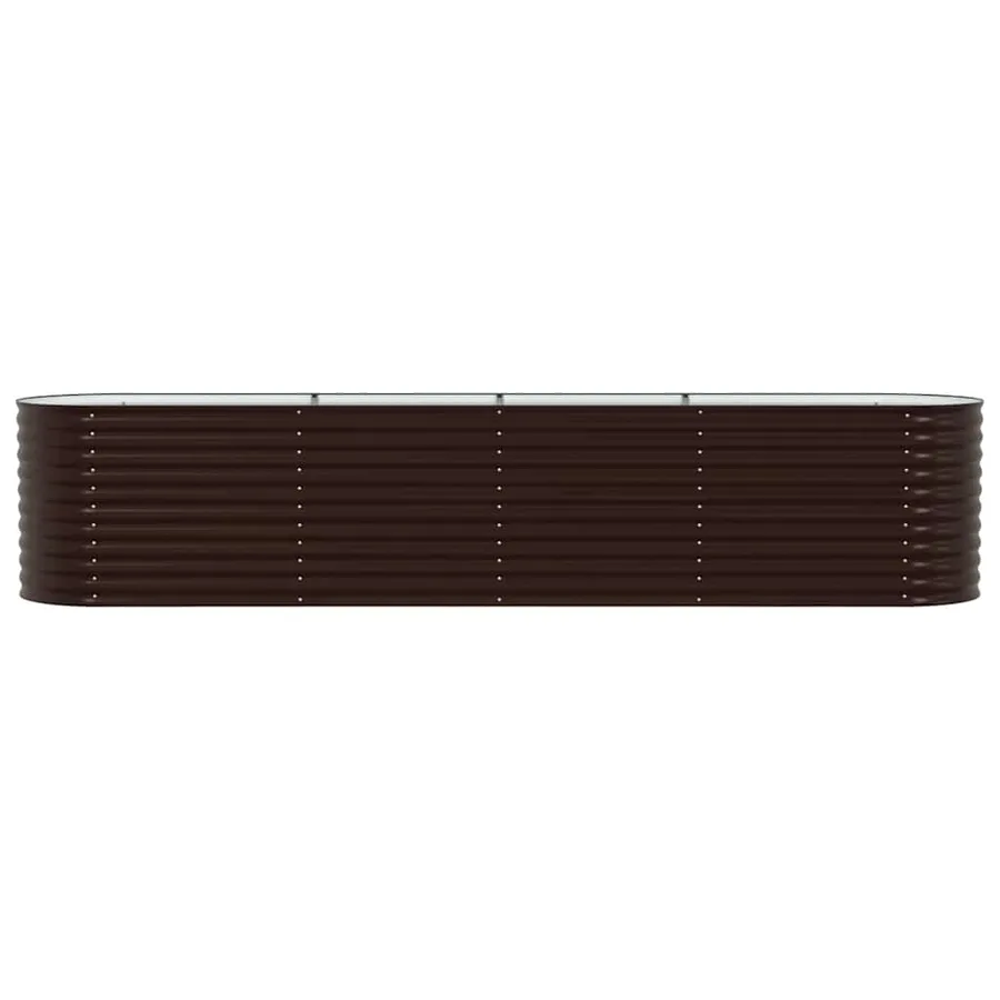Lit surélevé Marron 400 x 80 x 81 cm Acier - 6