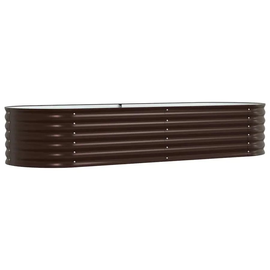 Lit surélevé Marron 240 x 80 x 44 cm Acier - 5