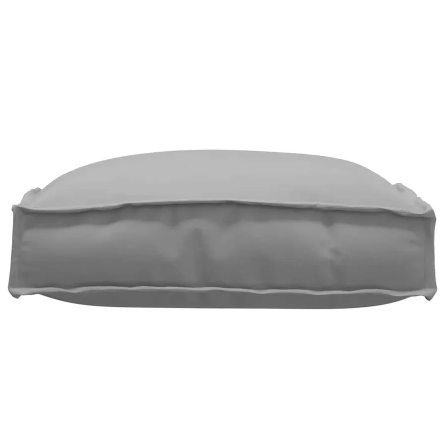 Coussin 6 pcs Gris 40 x 40 x 8 cm Tissu Oxford - 7