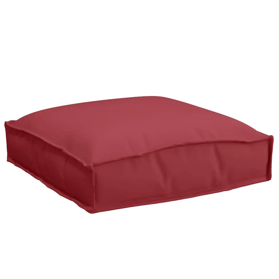 Coussin 2 pcs Bordeaux 40 x 40 x 8 cm Tissu Oxford - 5