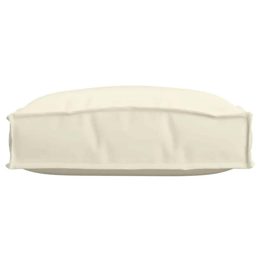 Coussin 4 pcs Crème 40 x 40 x 8 cm Tissu Oxford - 6
