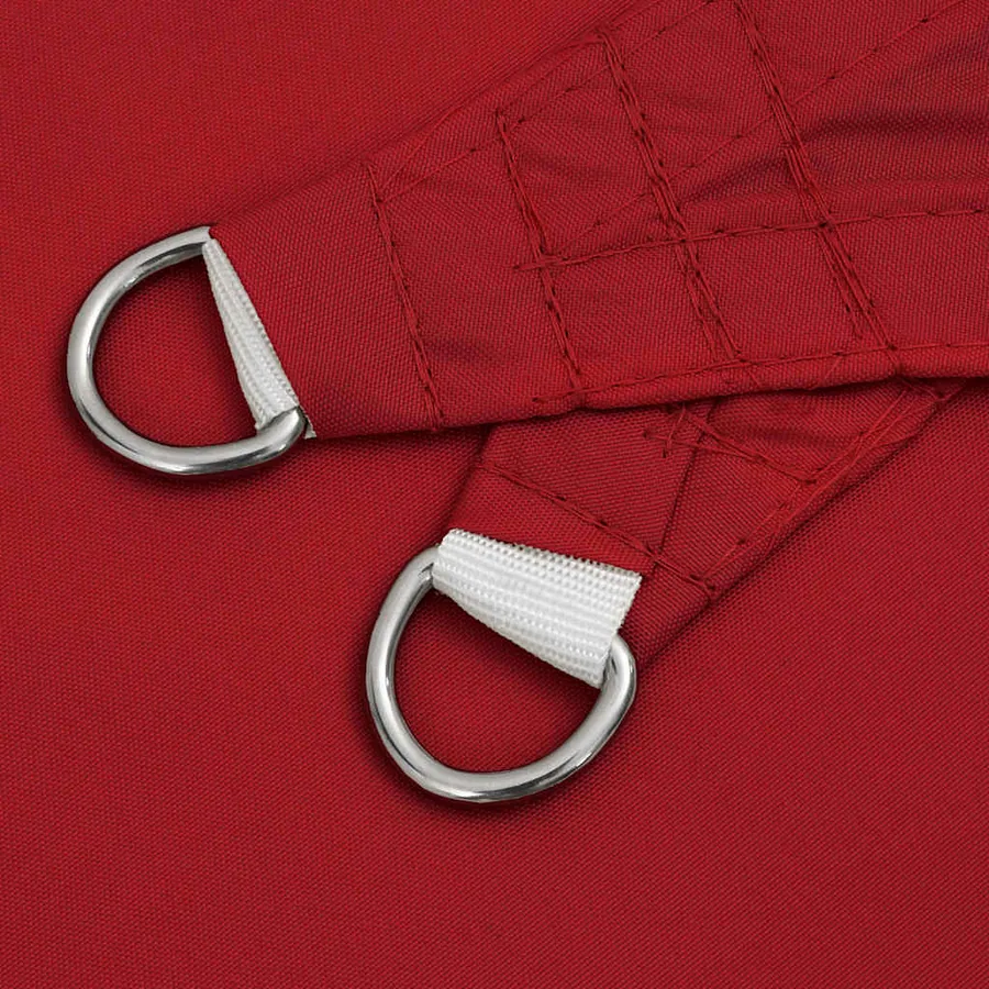 Voile de parasol Tissu Oxford rectangulaire 4x6 m rouge - 5