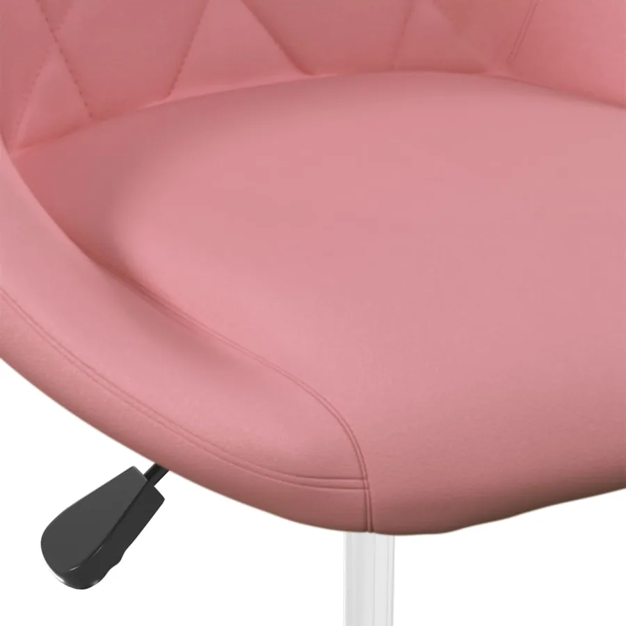 Chaises pivotantes à manger lot de 6 Rose Velours - 7
