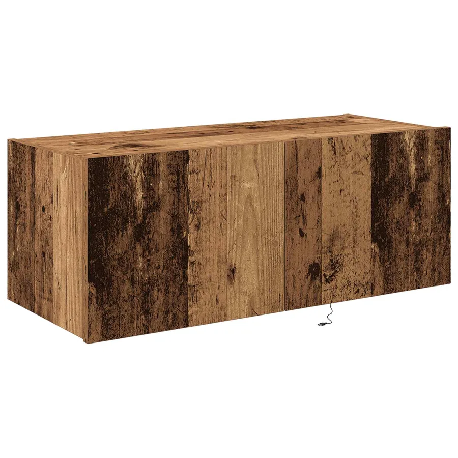 Meuble TV mural Bois ancien 80 x 35 x 31 cm Bois d'ingénierie - 6