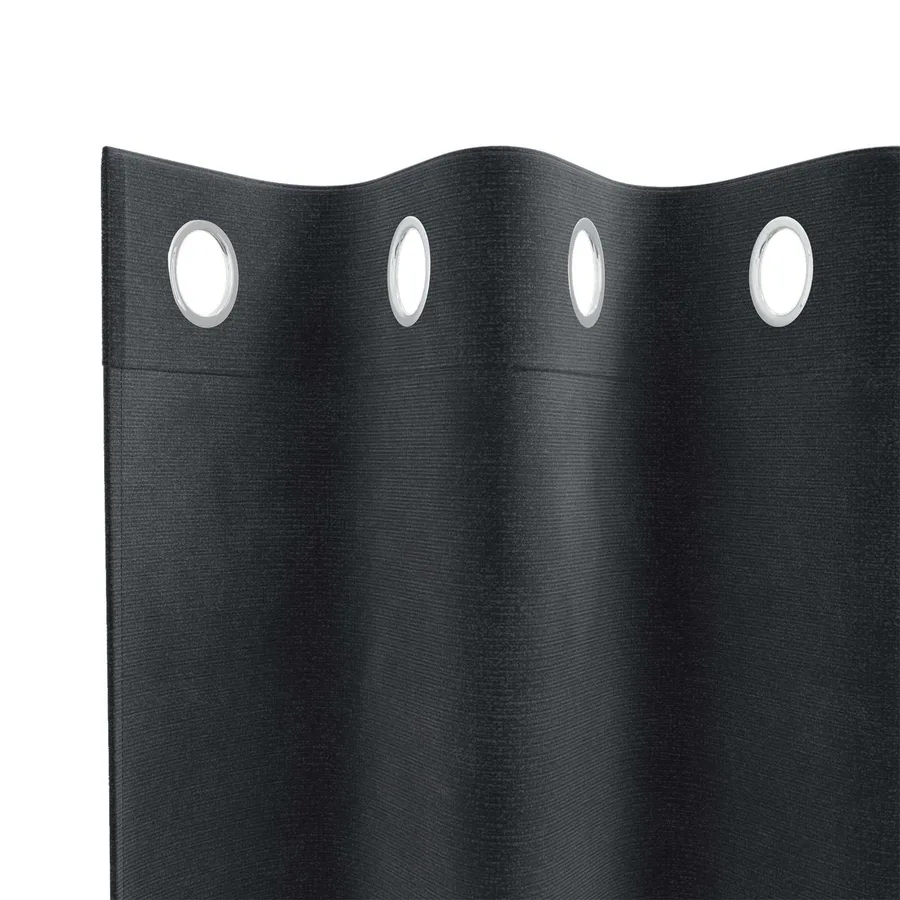 Rideaux occultants 2 pcs Gris foncé 140 x 245 cm Velours - 5