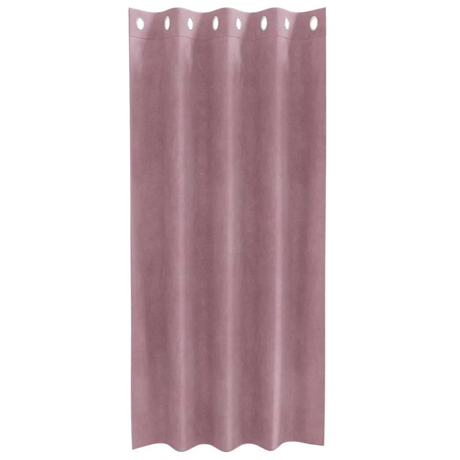 Rideaux occultants 2 pcs Rose foncé 140 x 175 cm Velours - 4