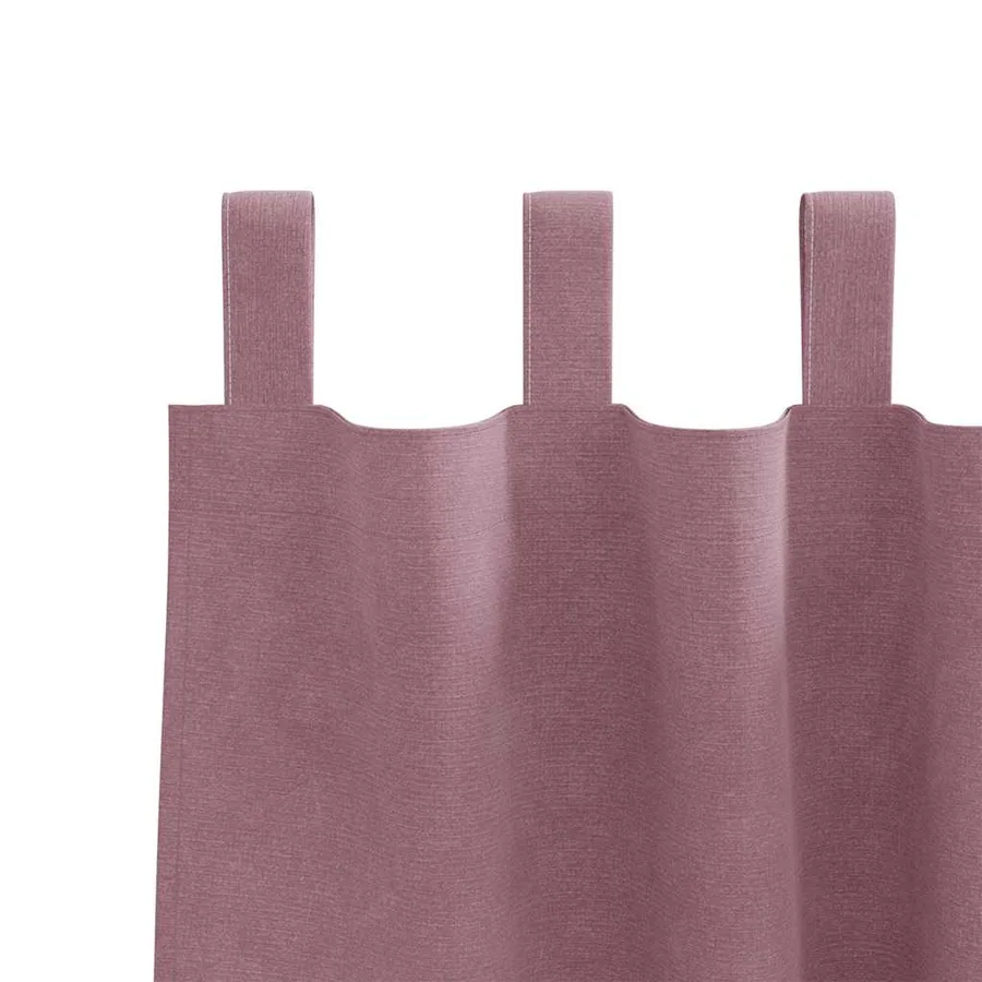 Rideaux occultants 2 pcs Rose foncé 140 x 245 cm Velours - 5