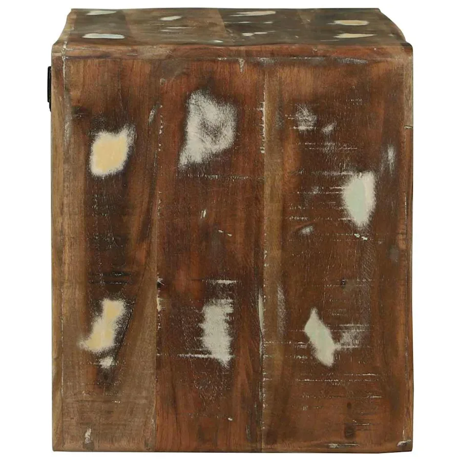 Meuble TV 60 x 32 x 36 cm Bois massif de récupération - 4