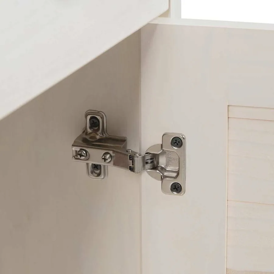 Ensemble de mobilier de salle de bain 3 pcs Blanc antique - 8