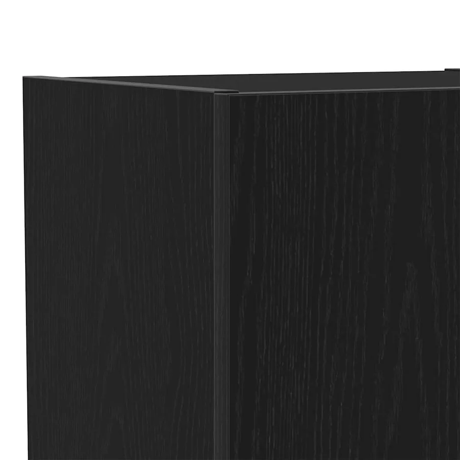 Meuble TV 4 pcs Chêne noir Bois d'ingénierie - 14